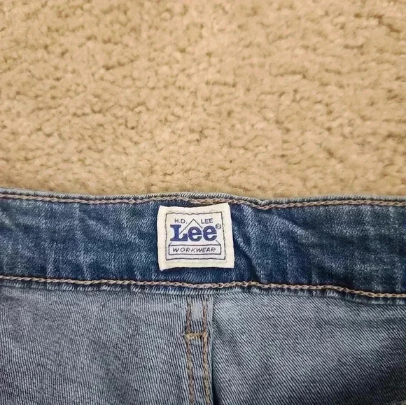 Vintage Women LEE Workwear Jeans Lee Workers Denim Jeans 26" Waist #C50 - Picture 2 of 6